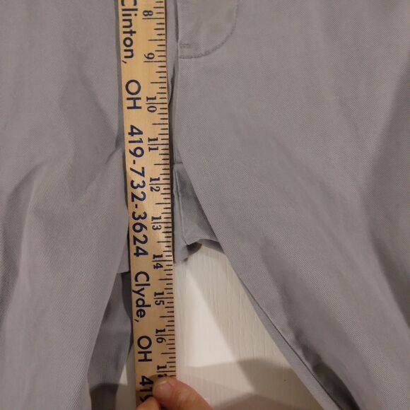 Polo Ralph Lauren pants mens 36x32 gray chino flat front cotton straight leg - Picture 4 of 9